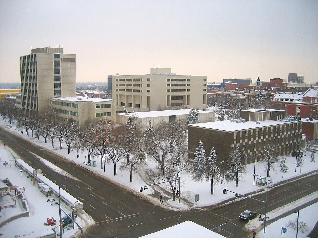 University of Alberta Snow on Campus