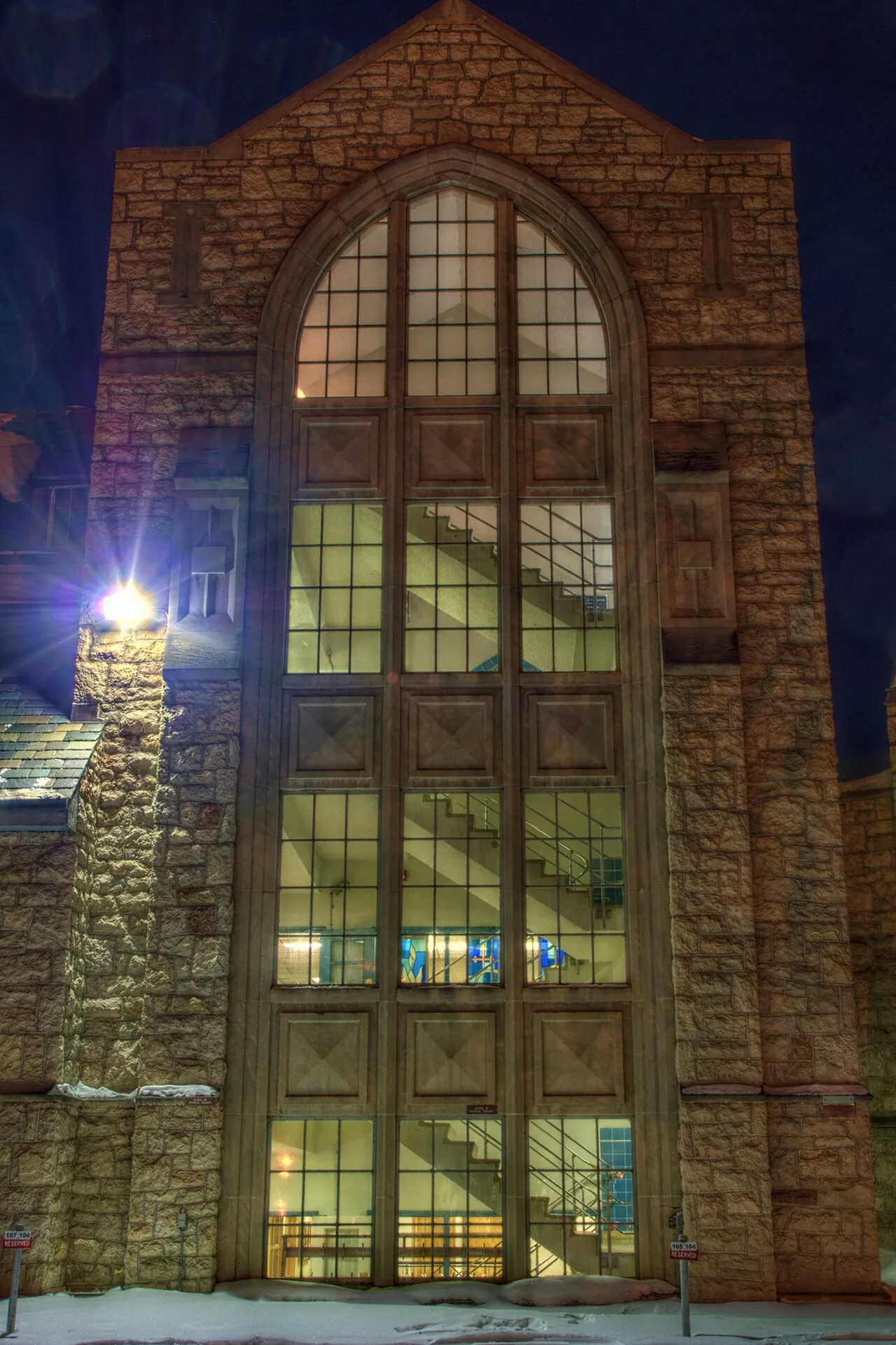 University of Saskatchewan: Day 125 St. Andrew's College at night
